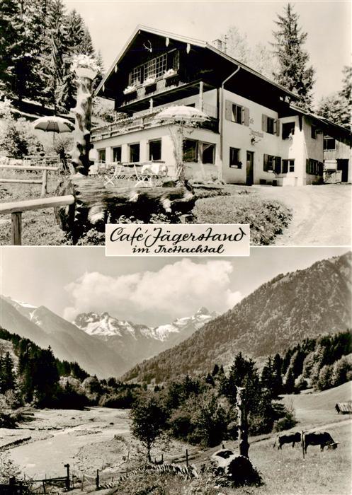 OBERSTDORF Bayern Cafe Jaegerstand im Trettachtal