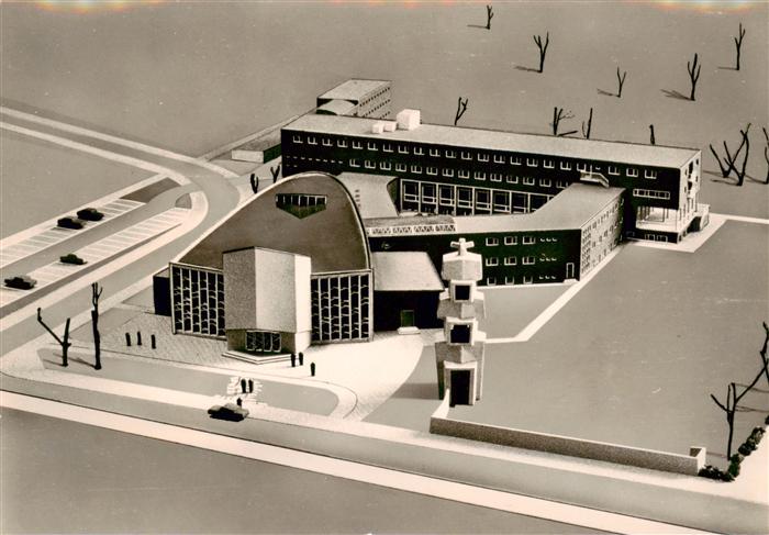 BERLIN  CITY Baustein fuer Kloster und internationales Studentenheim der aus Sch