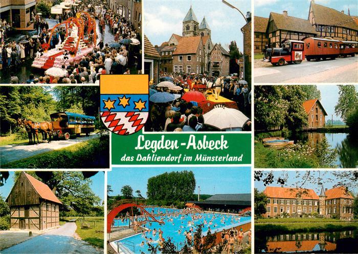 Legden Dahliendorf Pferdebus Markt Schwimmbad Baehnle Wasserschloss