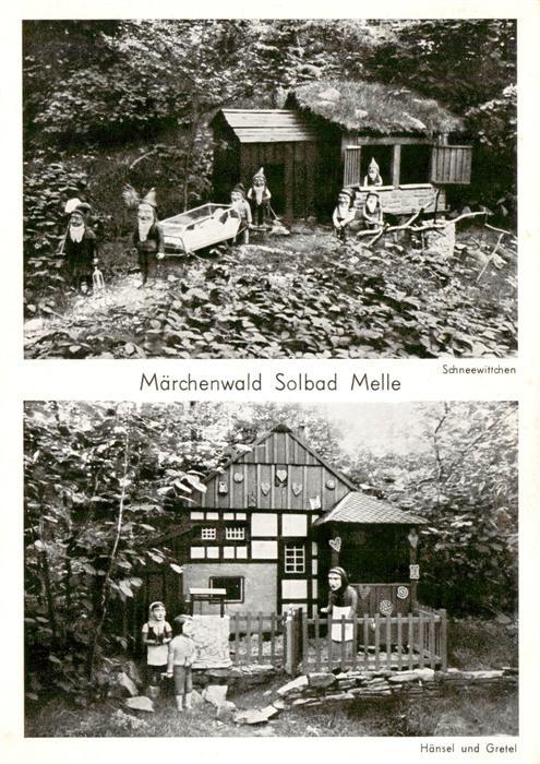 Melle  Osnabrueck Schweizerhaus Maerchenwald Solbad Melle Schneewittchen Haensel