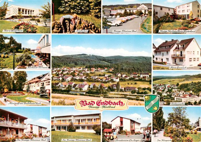 Bad Endbach Kur und Buergerhaus Terrasse Minigolf am Badehaus Kneipp Rheuma Bad