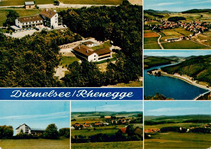 Rhenegge Diemelsee Fliegeraufnahmen Panorama