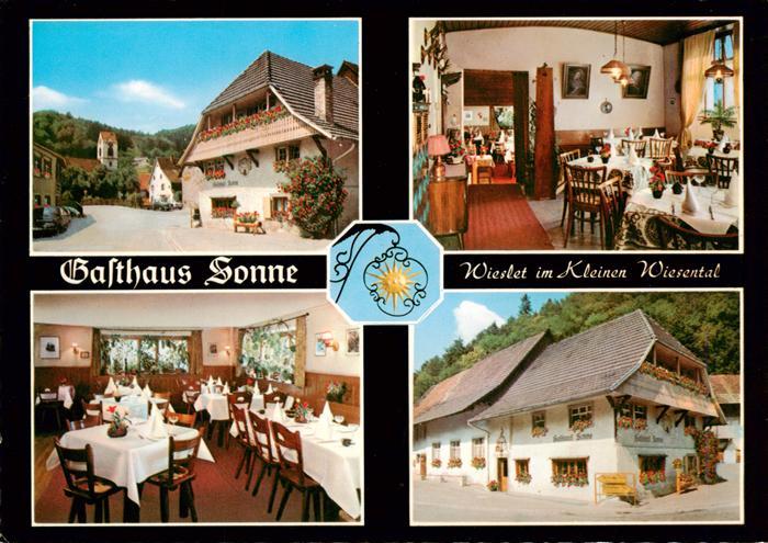 Wieslet Gasthaus Sonne Gastraeume