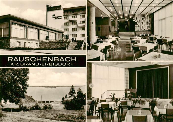 Rauschenbach Caemmerswalde FDGB erholungsheim Paul Gruner Gastraeume Strandparti