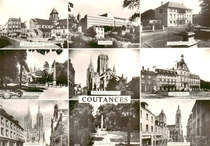Coutances 50 Manche Eglise St Nicolas Les Lycees La Sous Prefecture Abside de la