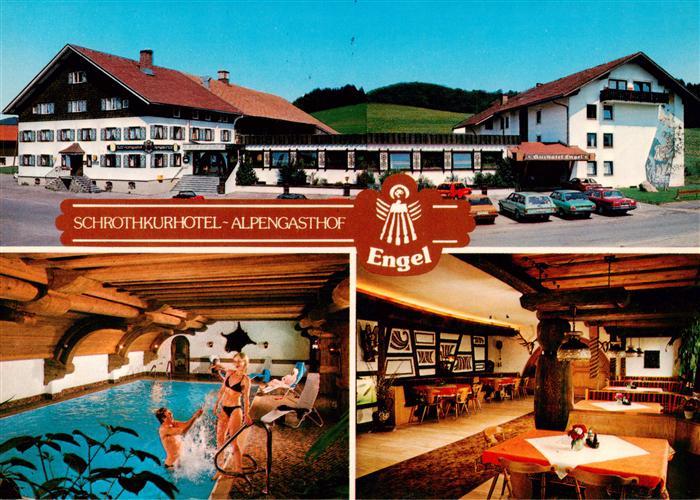 Buflings Schrothkurhotel Alpengasthof Engel Hallenbad Gastraum