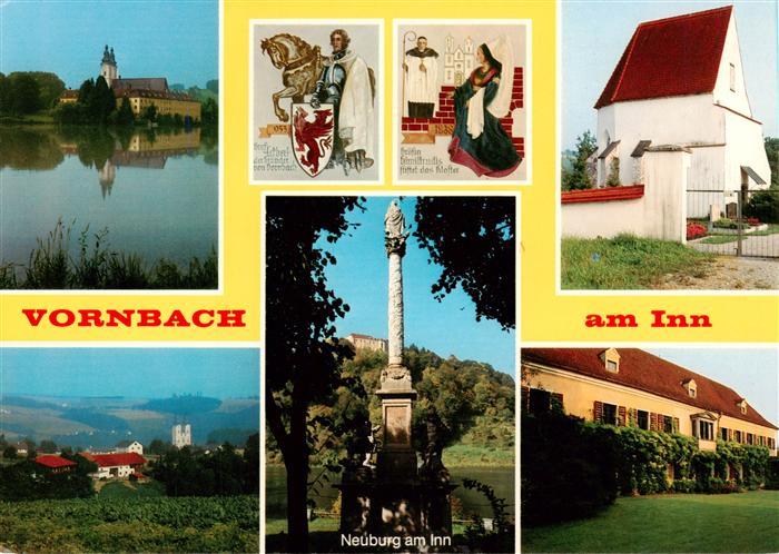 Vornbach Neuhaus Inn Bayern Klosterkirche Panorama Neuburg Denkmal Kapelle