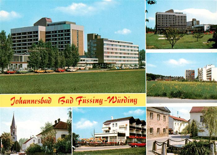 Wuerding Bad Fuessing Johannesbad Telansichten Kirche Ortspartien