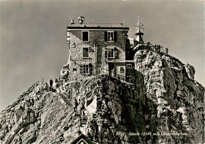 Saentis 2504m AR mit Observatorium