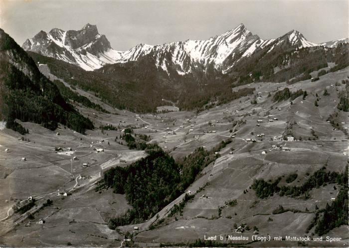 Laad Nesslau SG mit Mattstock und Speer