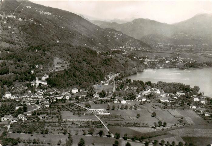 Magliaso TI Fliegeraufnahme