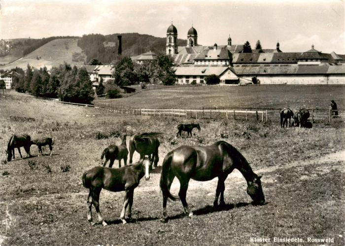 Einsiedeln  SZ Kloster Einsiedeln Rossweld