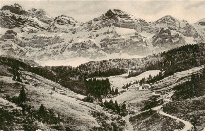 Urnaesch AR Alpenkurhaus Kraezerli am Saentis Station Urnaesch