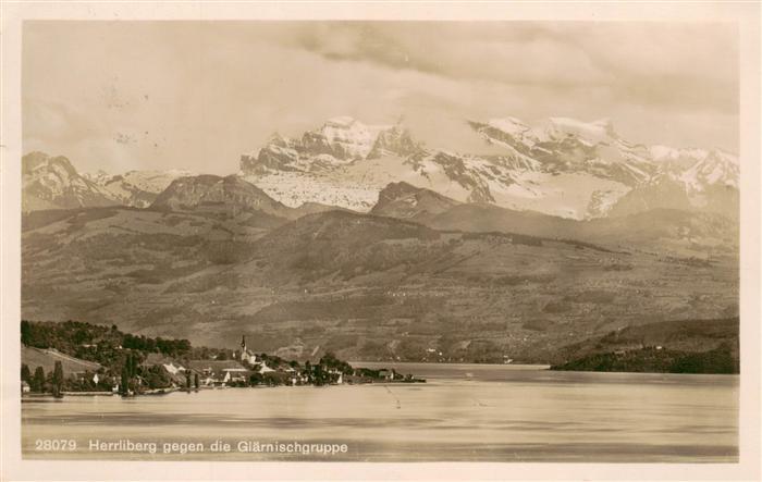 Herrliberg Panorama mit Glaernischgruppe