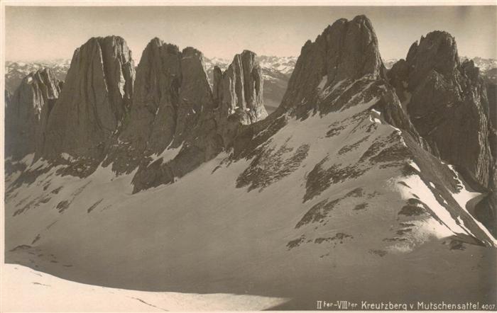 Alpstein GR Zweiter bis Achter Kreutzberg vom Mutschensattel