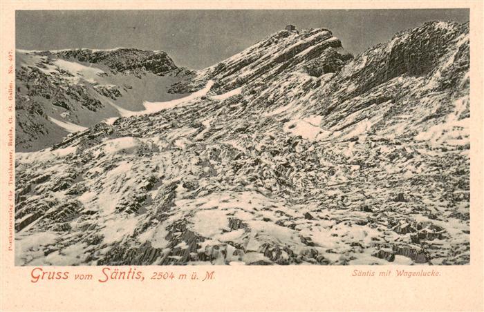 Saentis 2504m AR mit Wagenlucke