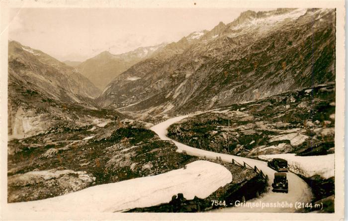 Grimsel Passhoehe Panorama