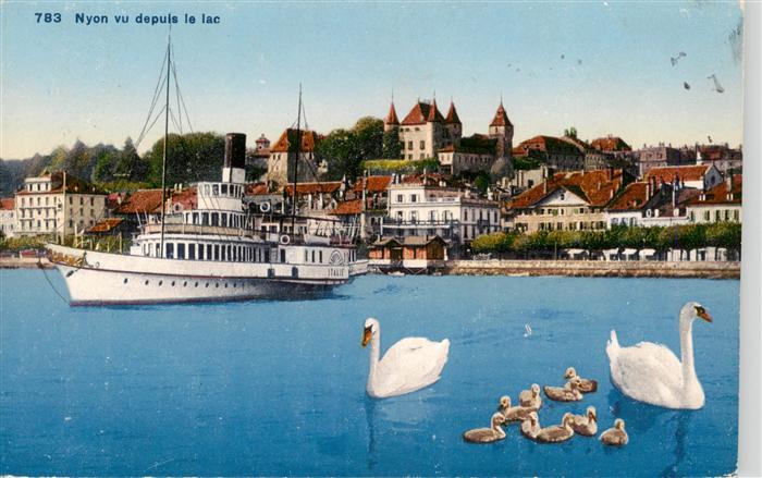 Nyon VD Vu depuis le lac