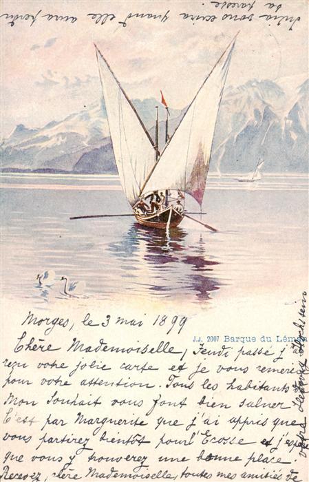 Morges VD Barque du Leman