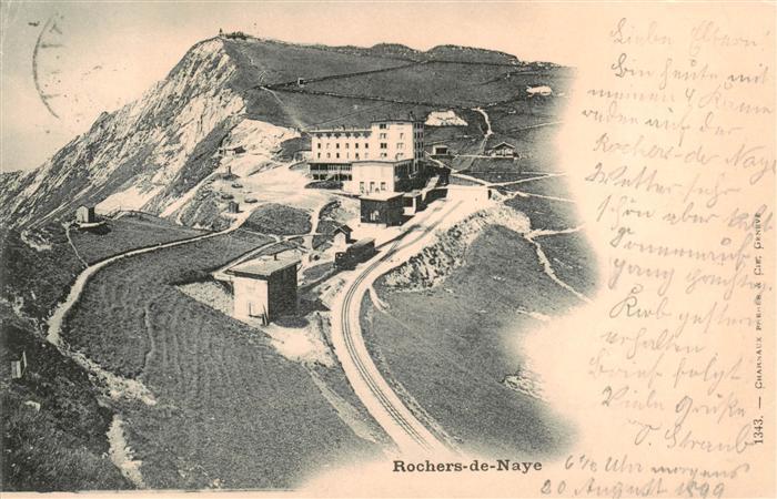 Rochers de Naye VD Vue aerienne