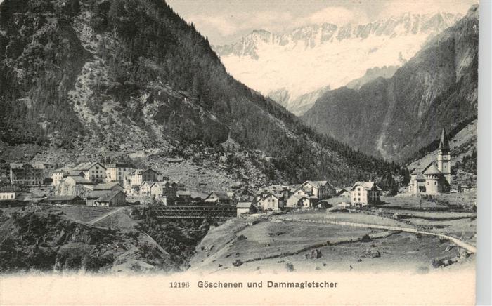Goeschenen Goeschenen UR mit Dammagletscher