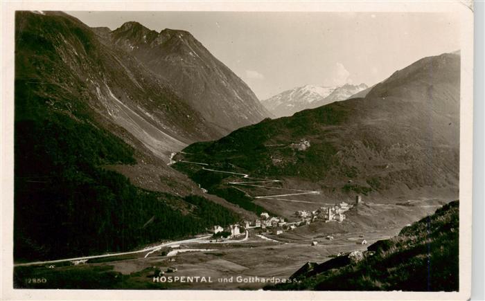 Hospental Hospenthal UR und Gotthardpass