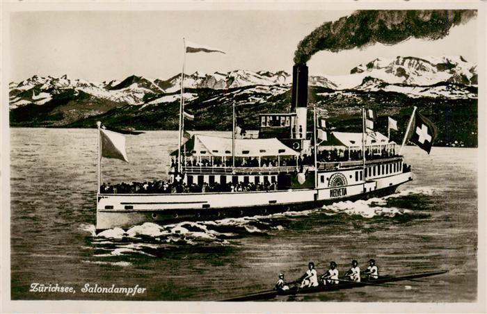 Zuerichsee ZH Salondampfer