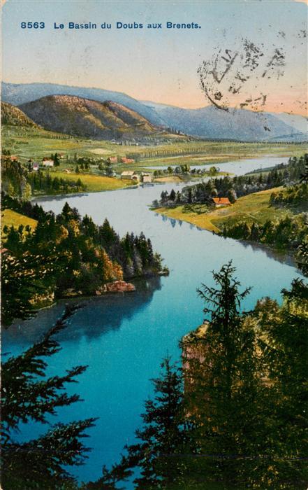 Les-Brenets NE Panorama Bassin du Doubs