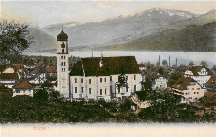 Sachseln OW Ansicht mit Kirche
