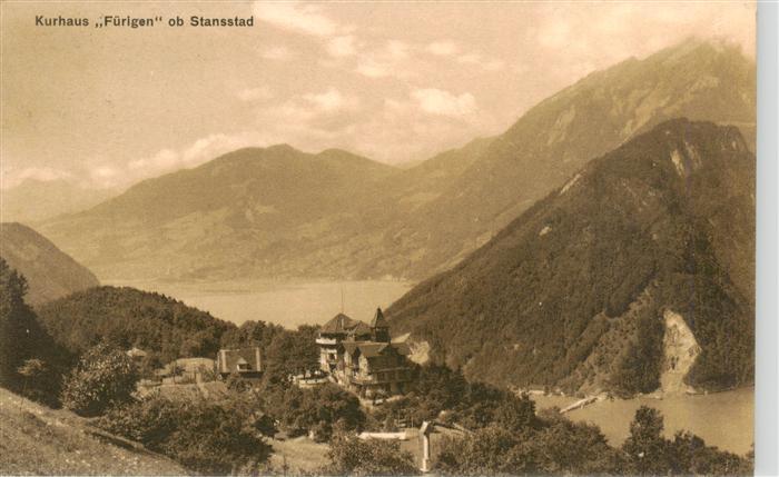 Stansstad Panorama Kurhaus Fuerigen Alpen