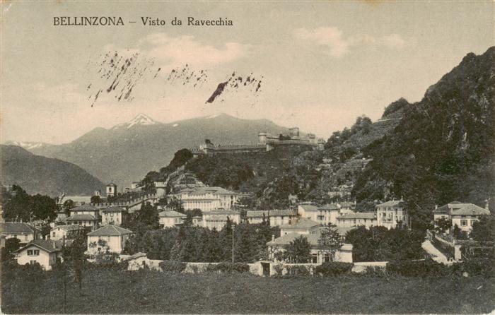 Bellinzona TI Visto da Ravecchia Feldpost