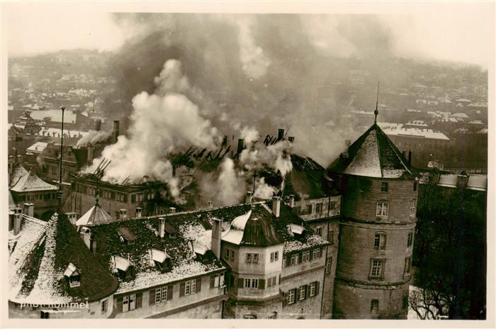 STUTTGART  CITY Brand des Stuttgarter Alten Schlosses
