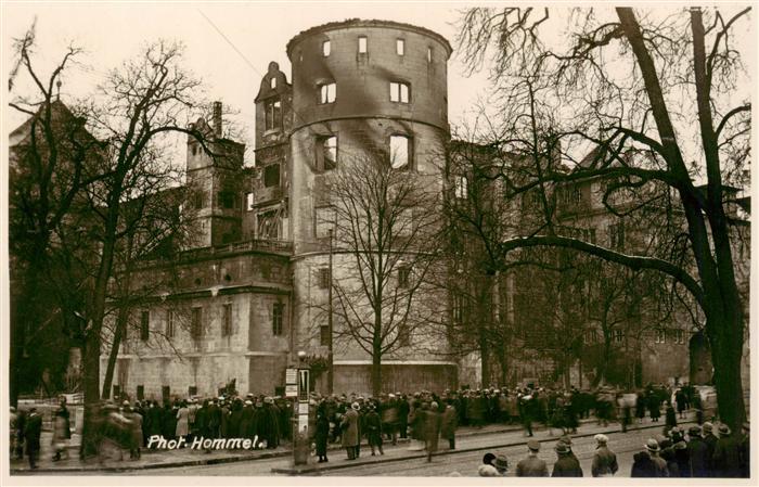 STUTTGART  CITY Brand des Stuttgarter Alten Schlosses