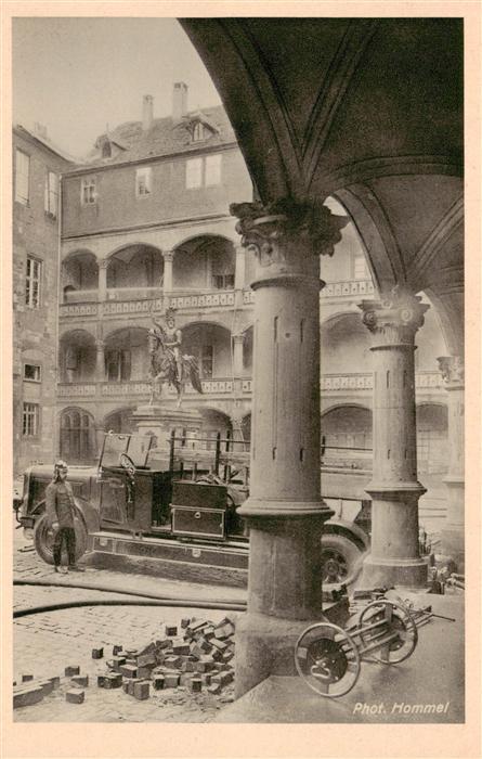 STUTTGART  CITY Brand des Stuttgarter Alten Schlosses Der fast unversehrte Schlo