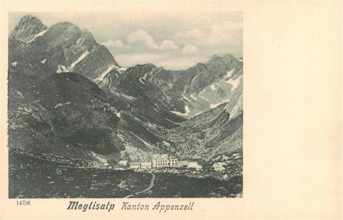 Meglisalp 1520m Altmann AR Panorama