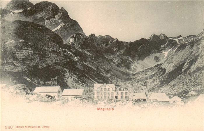 Meglisalp 1520m Altmann AR Panorama