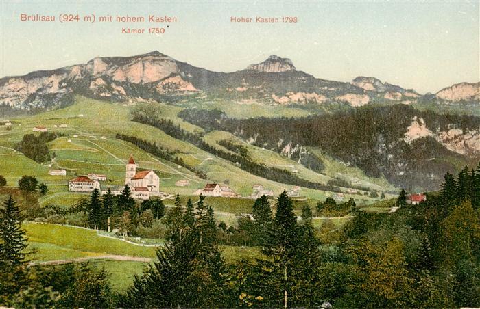 Bruelisau IR mit Hohen Kasen und Kamor