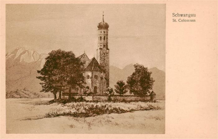 Schwangau St Colomann Kirche