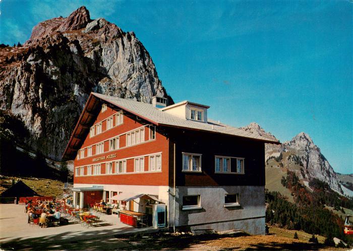 Holzegg 1405m SZ Neues Berggasthaus Holzegg mit Gr und Kl Mythen