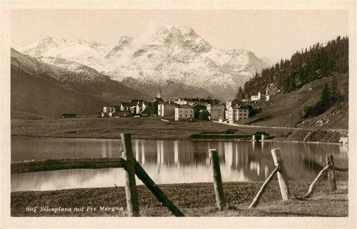 Silvaplana GR mit Piz Margna