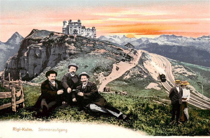 Rigi Kulm Sonnenaufgang Rigi-Kulm Hotel