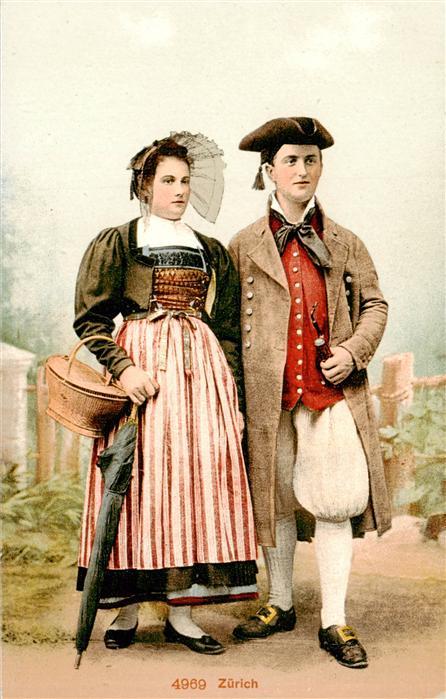 Zuerich  ZH Trachtenpaar