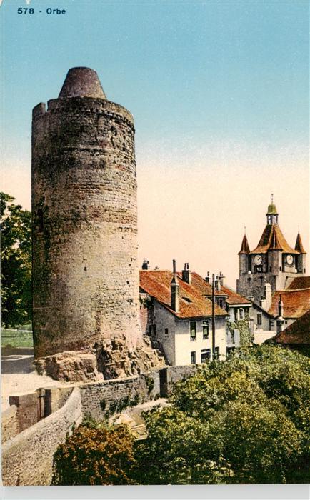 Orbe VD Burgturm