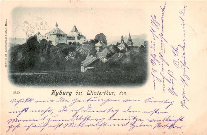 Kyburg ZH Ansicht mit Schloss