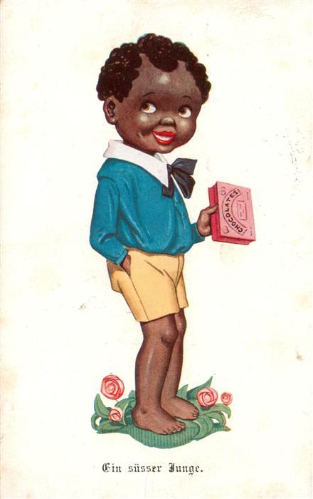Werbung Reklame Chocolates Ein suesser Junge