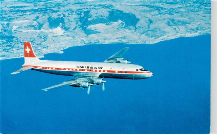 Flugzeuge Zivil Swissair DC-7C Seven Seas