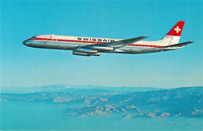 Flugzeuge Zivil Swissair Technical data DC-8-62