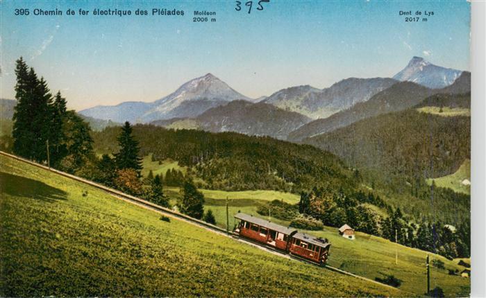 Bergbahn Chemin de fer electrique des Pleiades