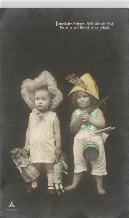 Foto PH Nr. Nr. 4402/2 Hansel und Krieger  Kinder Spielzeug