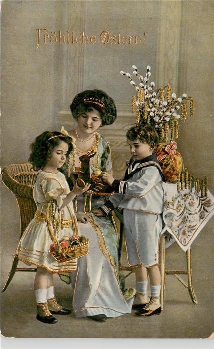 Ostern Easter Paques Pasqua Familie Kinder Frau